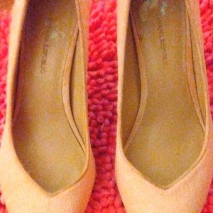 Banana Republic, real dyed calf fur. Pink in color. Size 8
